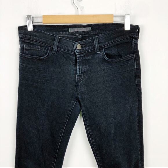 J Brand Y2K Charcoal Gray Skinny Mid Rise Jeans Size 27 with 5 pockets - Picture 6 of 16